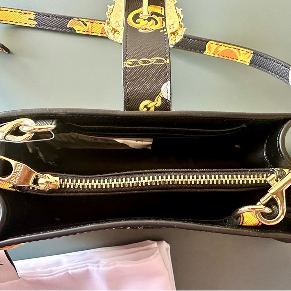 Versace Jeans Collection Black and Gold Mini Bag - Picture 7 of 8